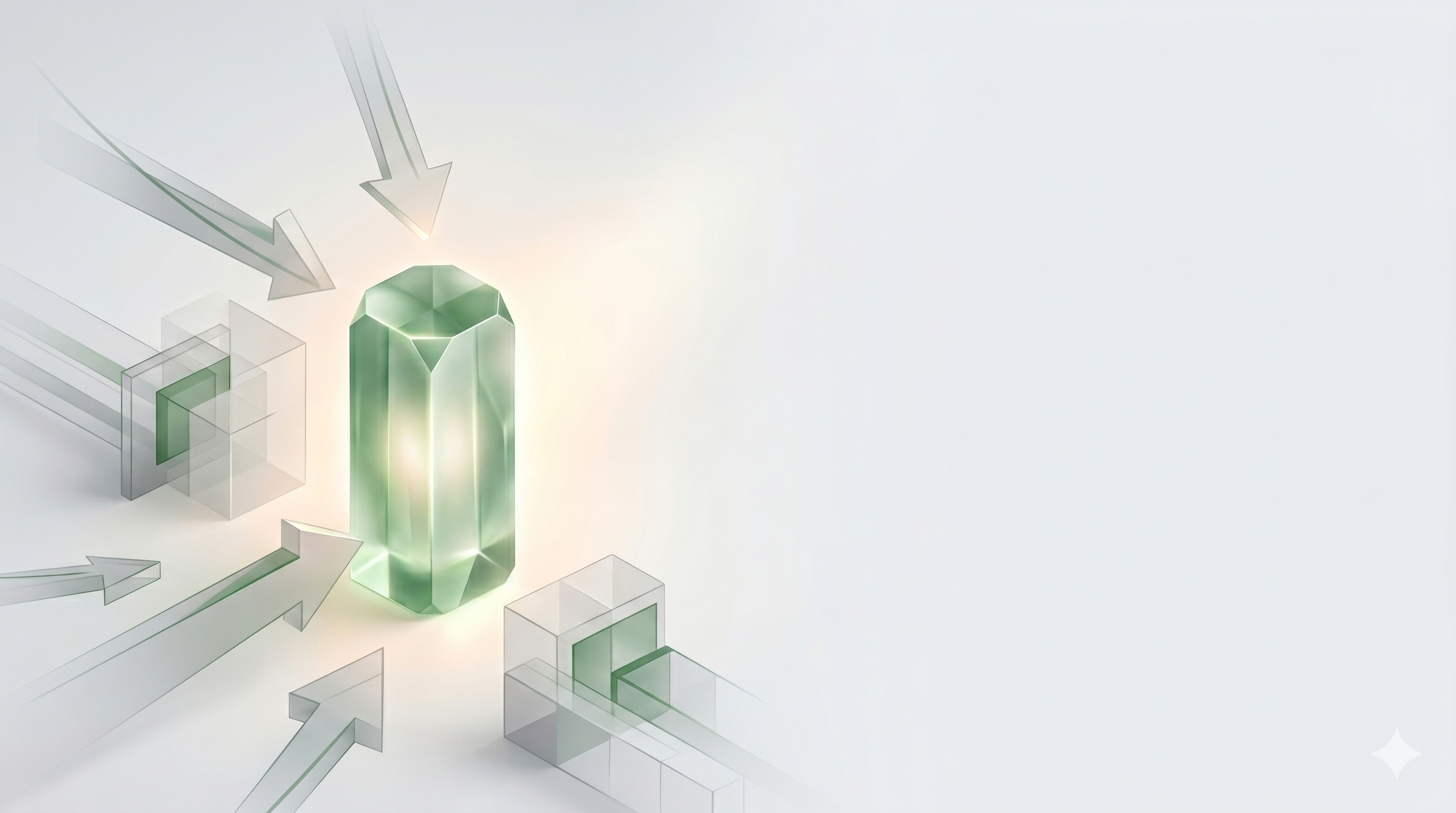 A reflective editorial image accompanying Em Weber's piece on making ethical AI decisions under commercial pressure - imagery suggesting careful judgement, considered pace and human-centred leadership.
